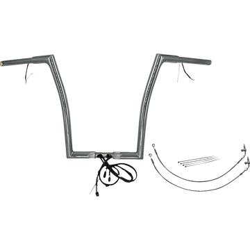 FAT BAGGERS INC. Handlebar Kit Flat Top 16" Chrome 701916