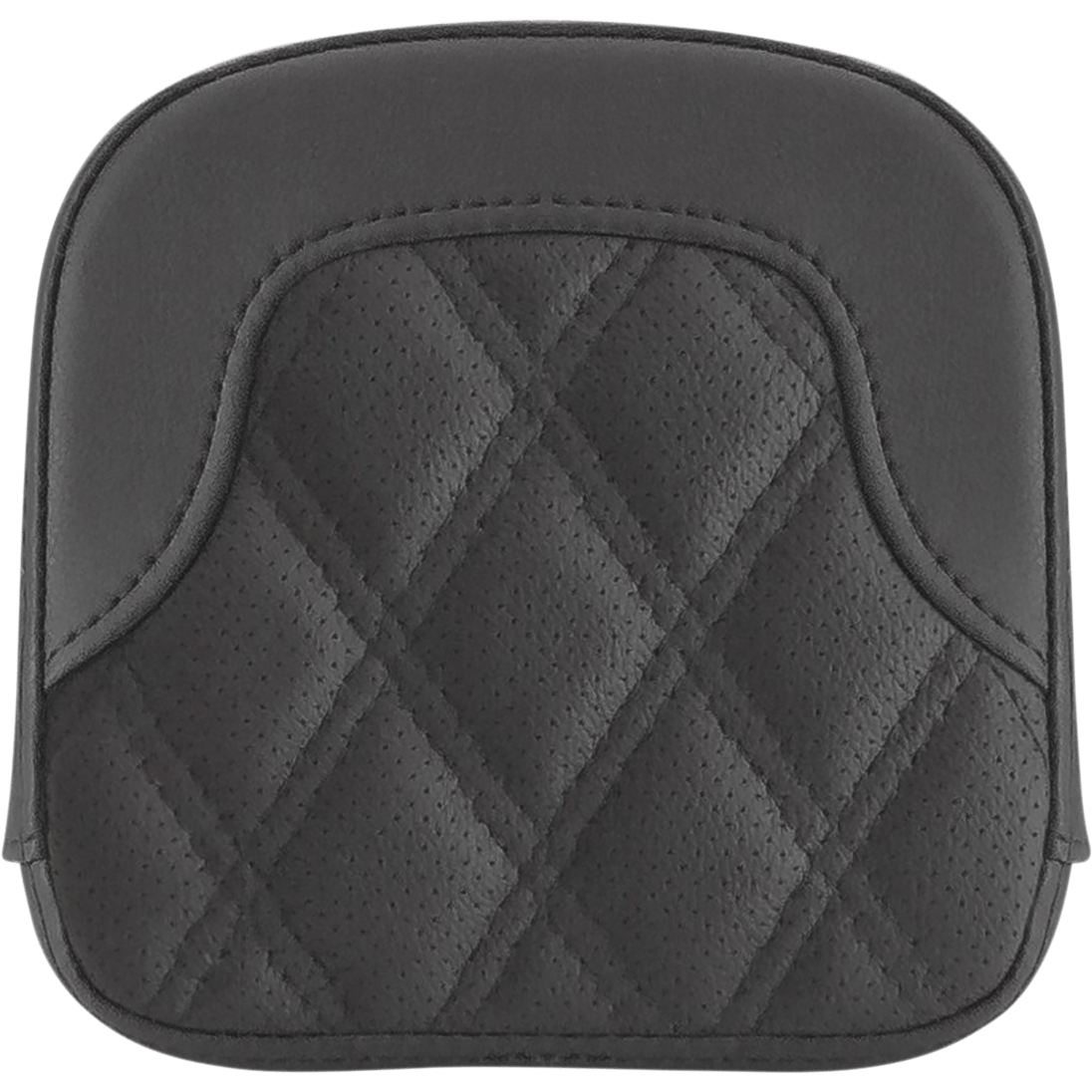 SADDLEMEN Tall Sissy Bar Pad RoadSofa™ Lattice Stitch Black FL '99-'23 040744