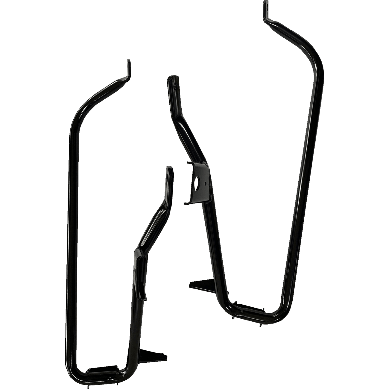 DRAG SPECIALTIES Saddlebag Support Brackets Black FL '09-'10