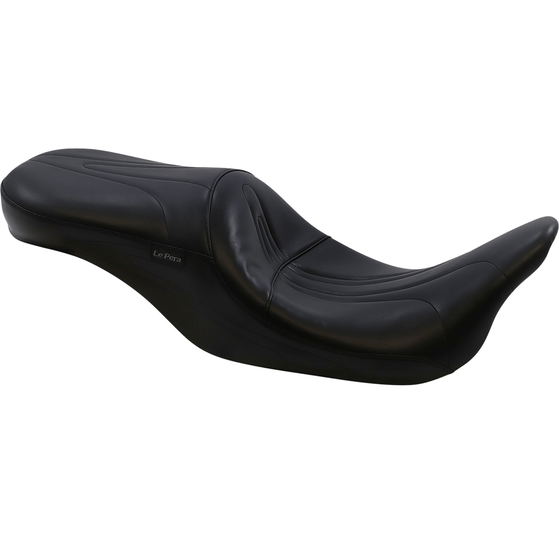 LE PERA Sorrento 2-Up Seat Stitched Black FL '08-'23 LK907