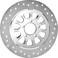 RC COMPONENTS Brake Rotor Front Left Dynasty Chrome COG117117CLF2K