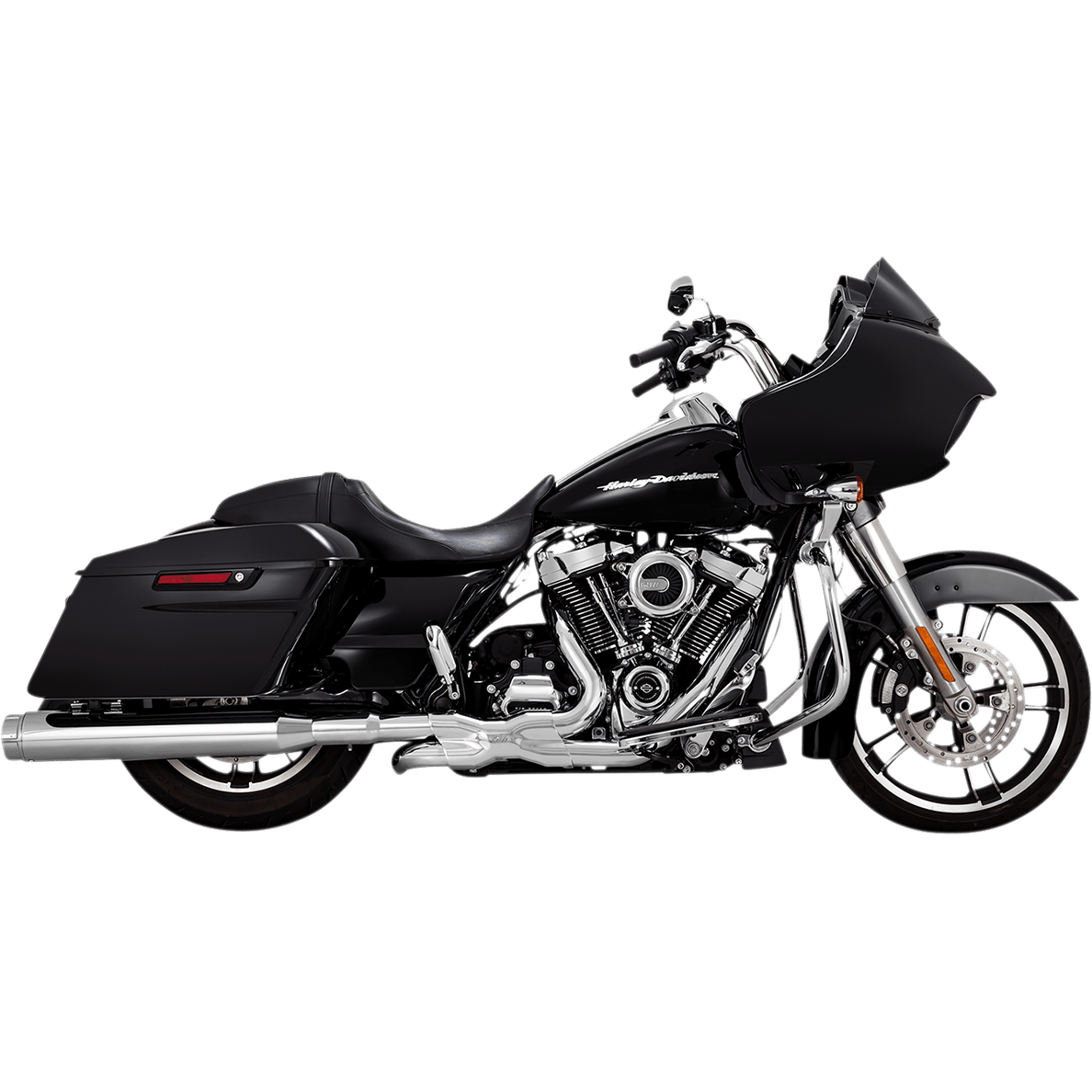 VANCE & HINES 4-1/2" Torquer Slip-On Mufflers Chrome 16674