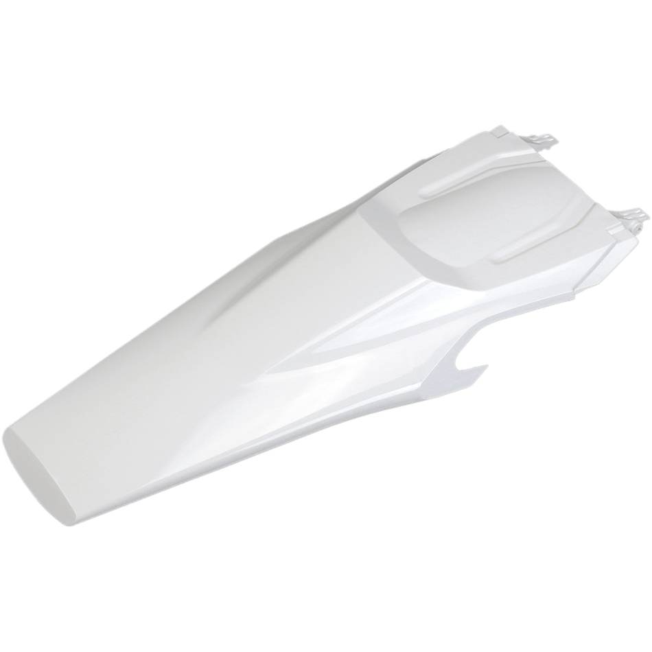 UFO MX Rear Fender With pins White