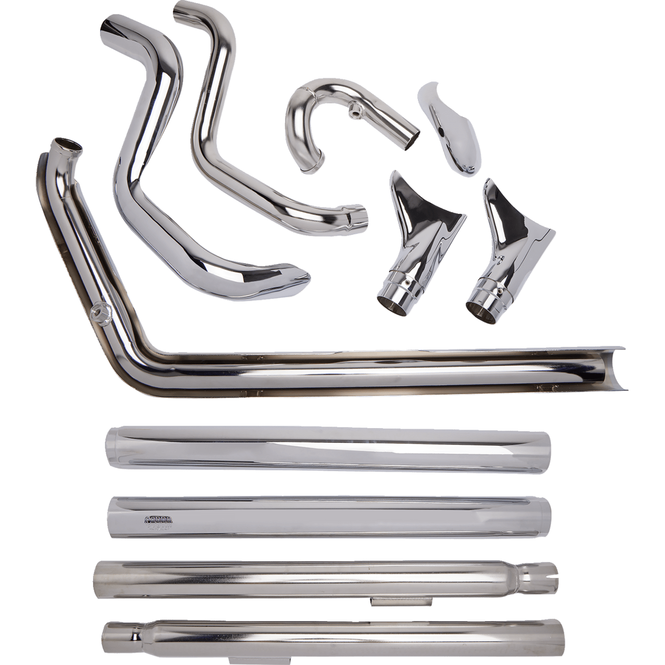 COBRA True Dual Exhaust Fishtail '12-'17 Softail 6989