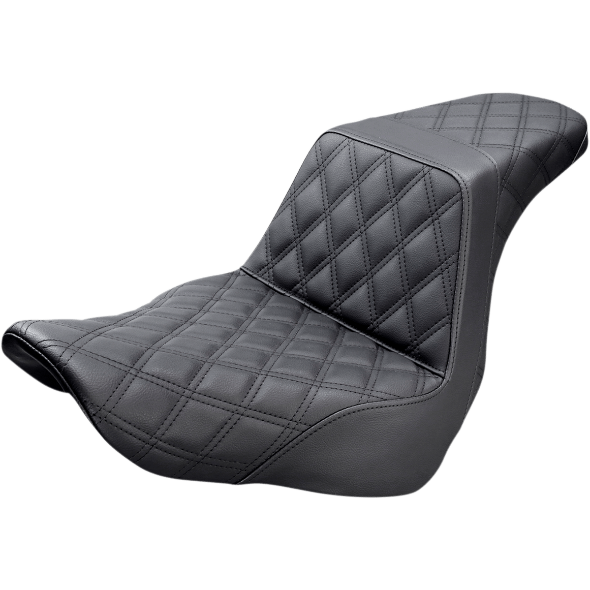 SADDLEMEN Step-Up Seat Full Lattice Stitch Black 81829175