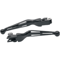 DRAG SPECIALTIES Levers Slotted Black