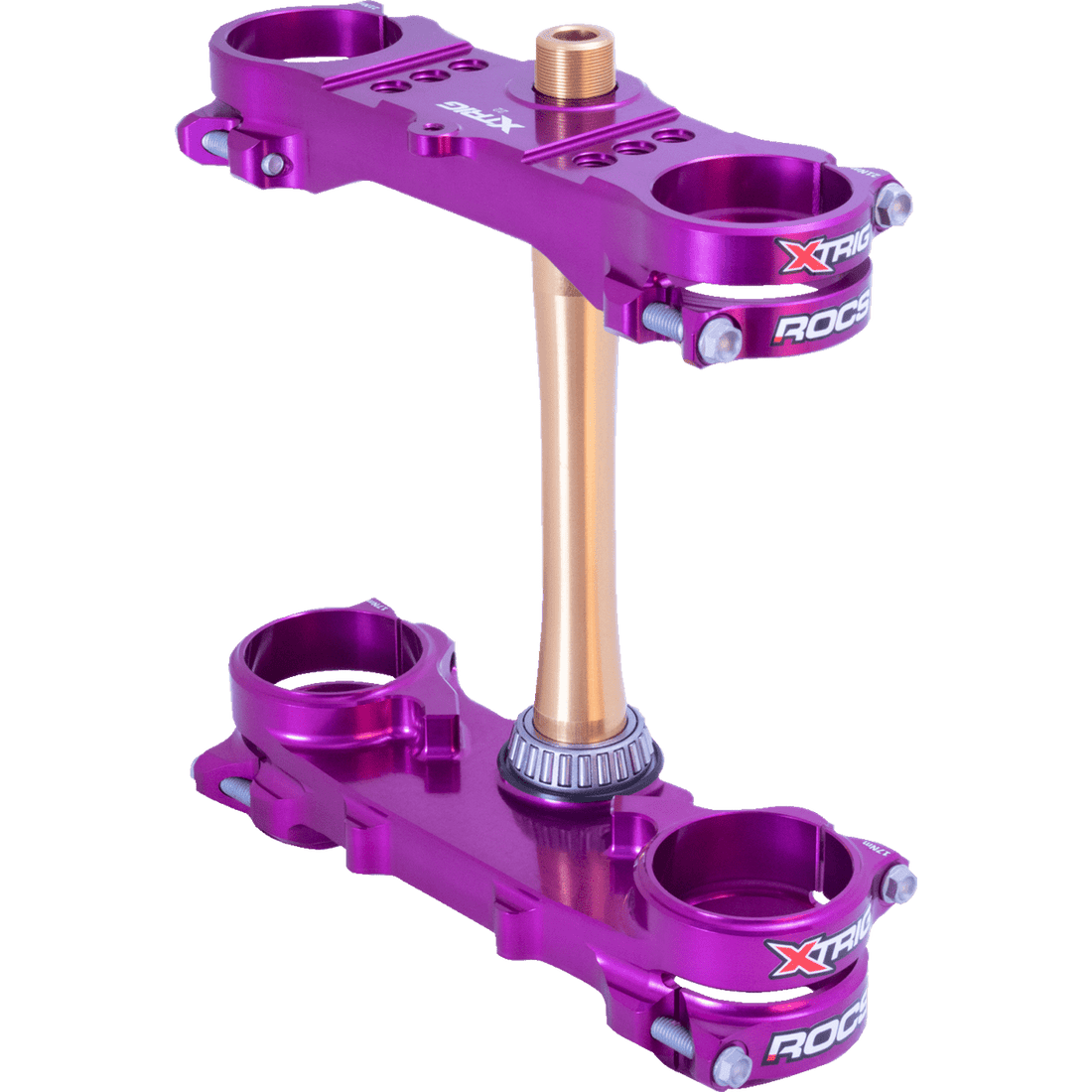 XTRIG Triple Clamp 22 mm Purple 501330801501