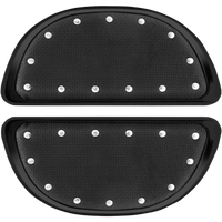 CYCLESMITHS Rear Board Covers Black Rivets 106BP