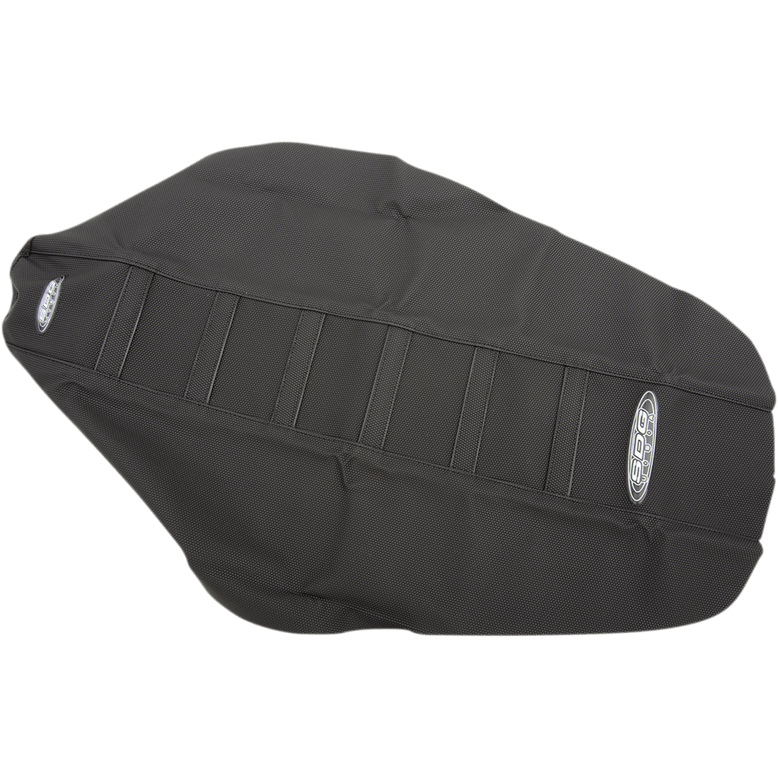 SDG 6-Ribbed Seat Cover Black Ribs/Black Top/Black Sides