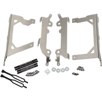 MOOSE RACING Radiator Braces Silver Beta 11401