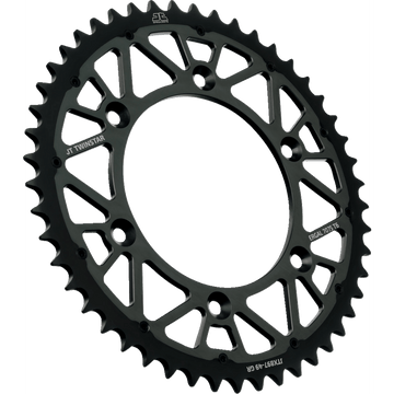 JT SPROCKETS Steel Rear Sprocket Graphite 49 Tooth