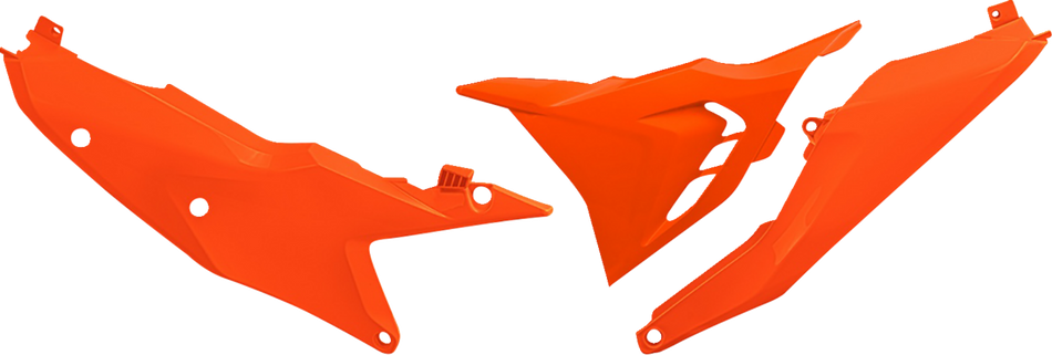 UFO Side Panels Fluorescent Orange Vented