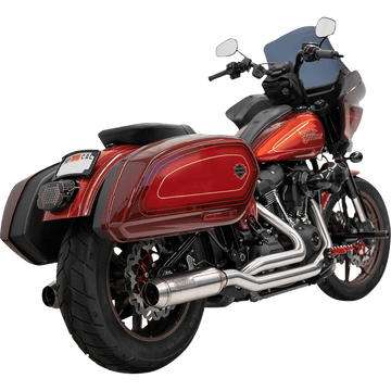 BASSANI XHAUST True Dual Performance Exhaust System with 4" Muffler Stainless Steel 1S97SS