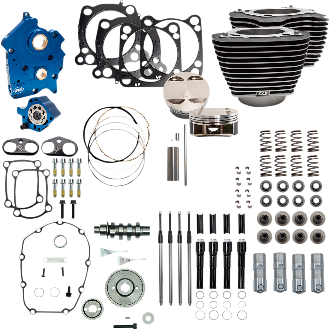 S&S CYCLE 124" Power Package Engine Performance Kit Gear Drive 3101055A