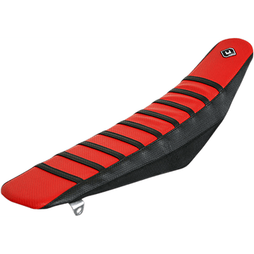 FLU DESIGNS INC. Pro Rib Seat Cover Red/Black CRF '17-'21