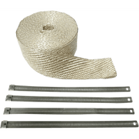 CYCLE PERFORMANCE PROD. Fiberglass Exhaust Wrap Kit Natural 1" x 50' CPP/9045