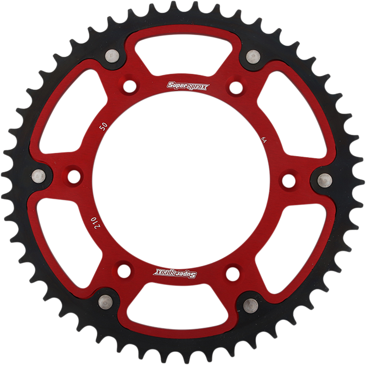 SUPERSPROX Stealth Rear Sprocket 50 Tooth Red Honda RST21050RED