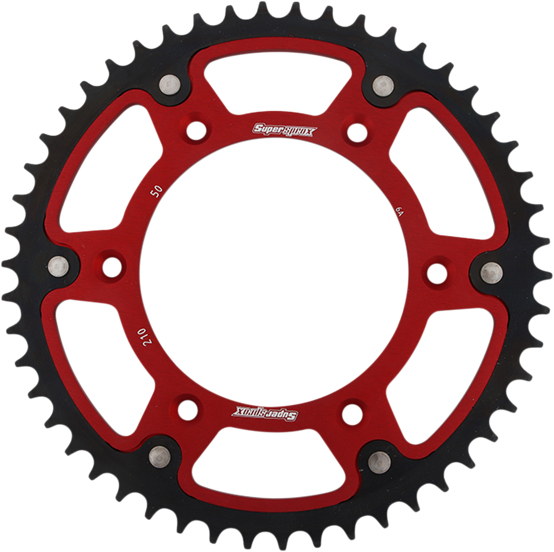 SUPERSPROX Stealth Rear Sprocket 50 Tooth Red Honda RST21050RED