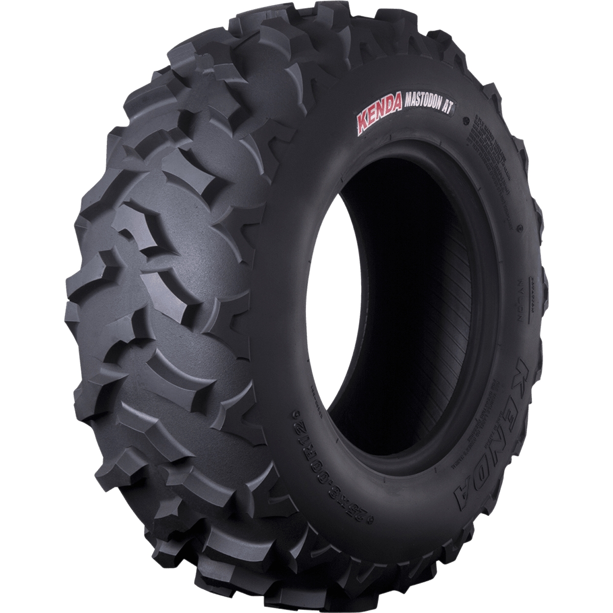 KENDA Tire K3203 Mastodon AT Front 25x8R12 8 Ply 0832031201D1