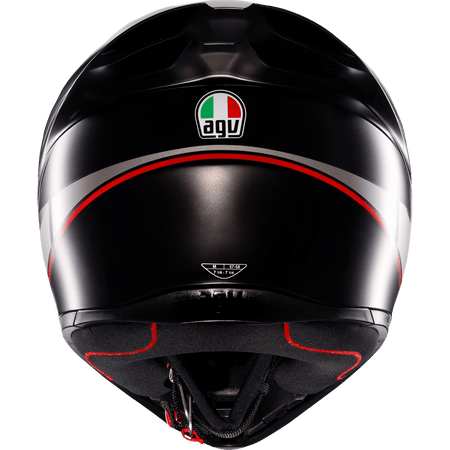 AGV K1 S Helmet Lap Matte Black/Gray/Red 2XL 2118394003034XXL