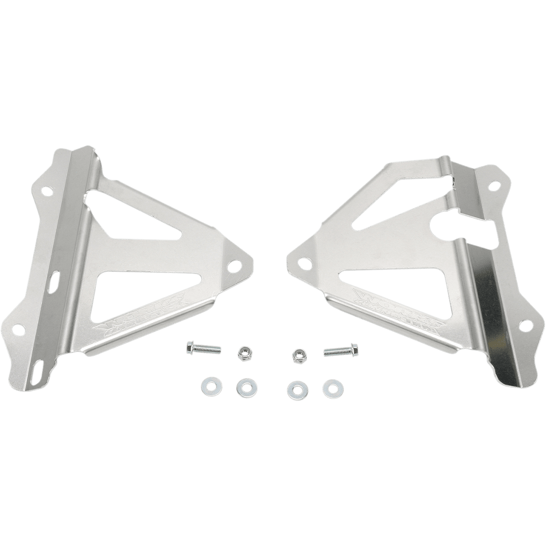 WORKS CONNECTION Radiator Brace Set Silver Honda 18772