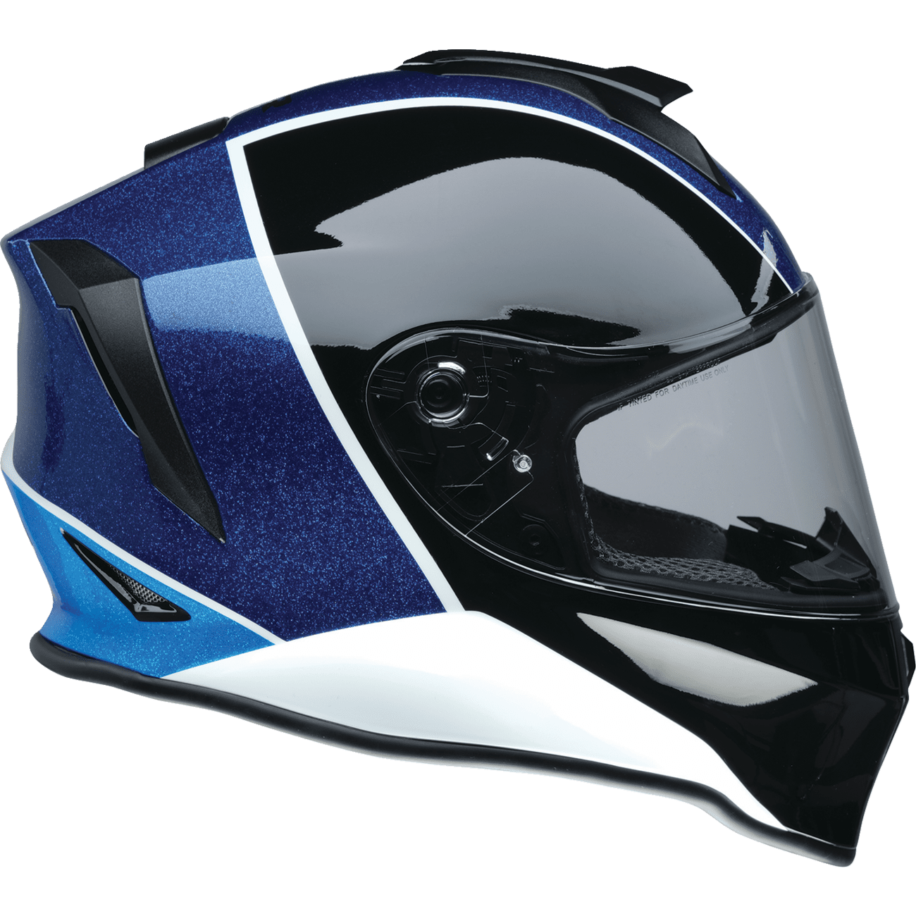 Z1R Youth Warrant 2.0 Helmet Fresh Pow Purple/Blue Medium