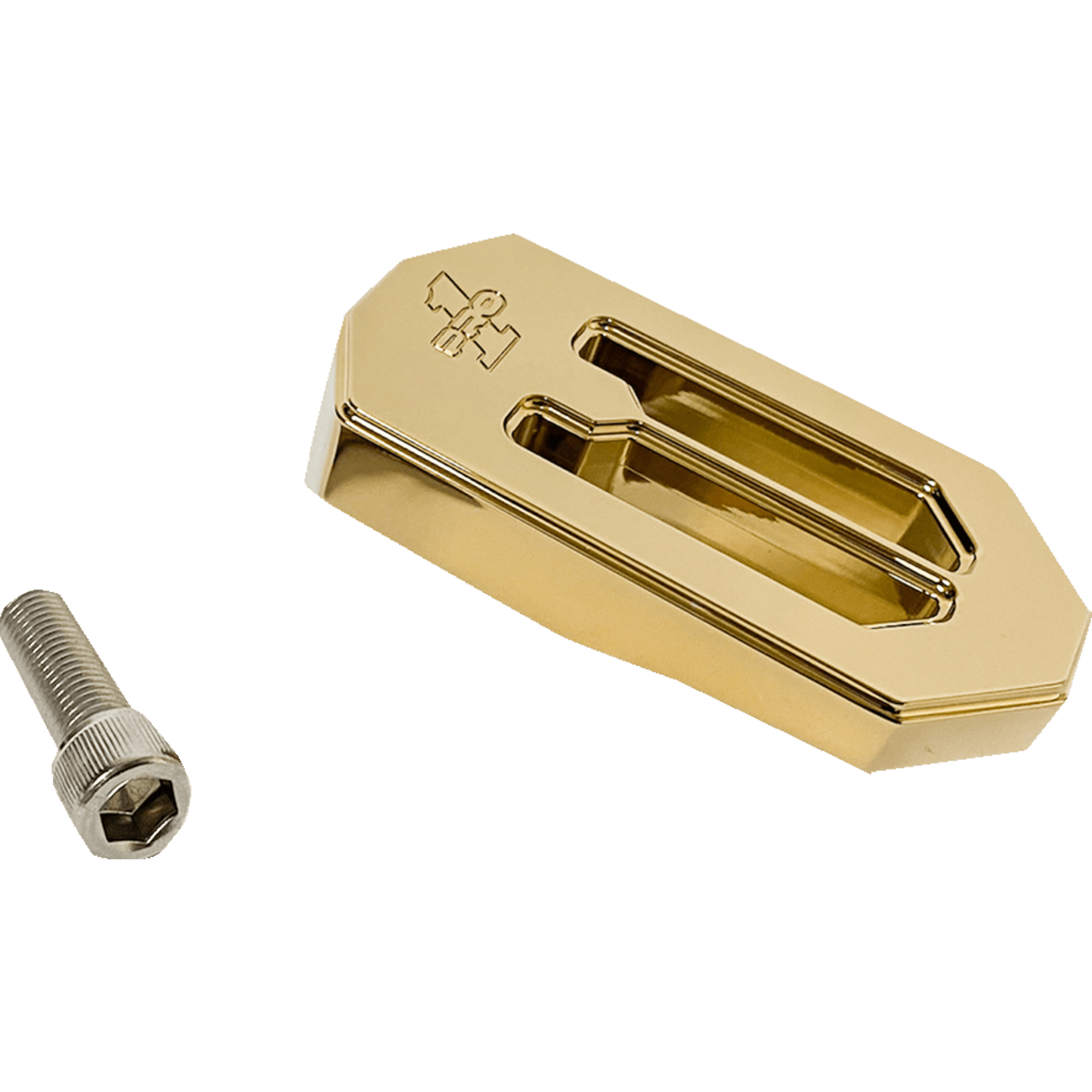 PRO-ONE PERF.MFG. Touring Brake Peg Gold 500747TIN