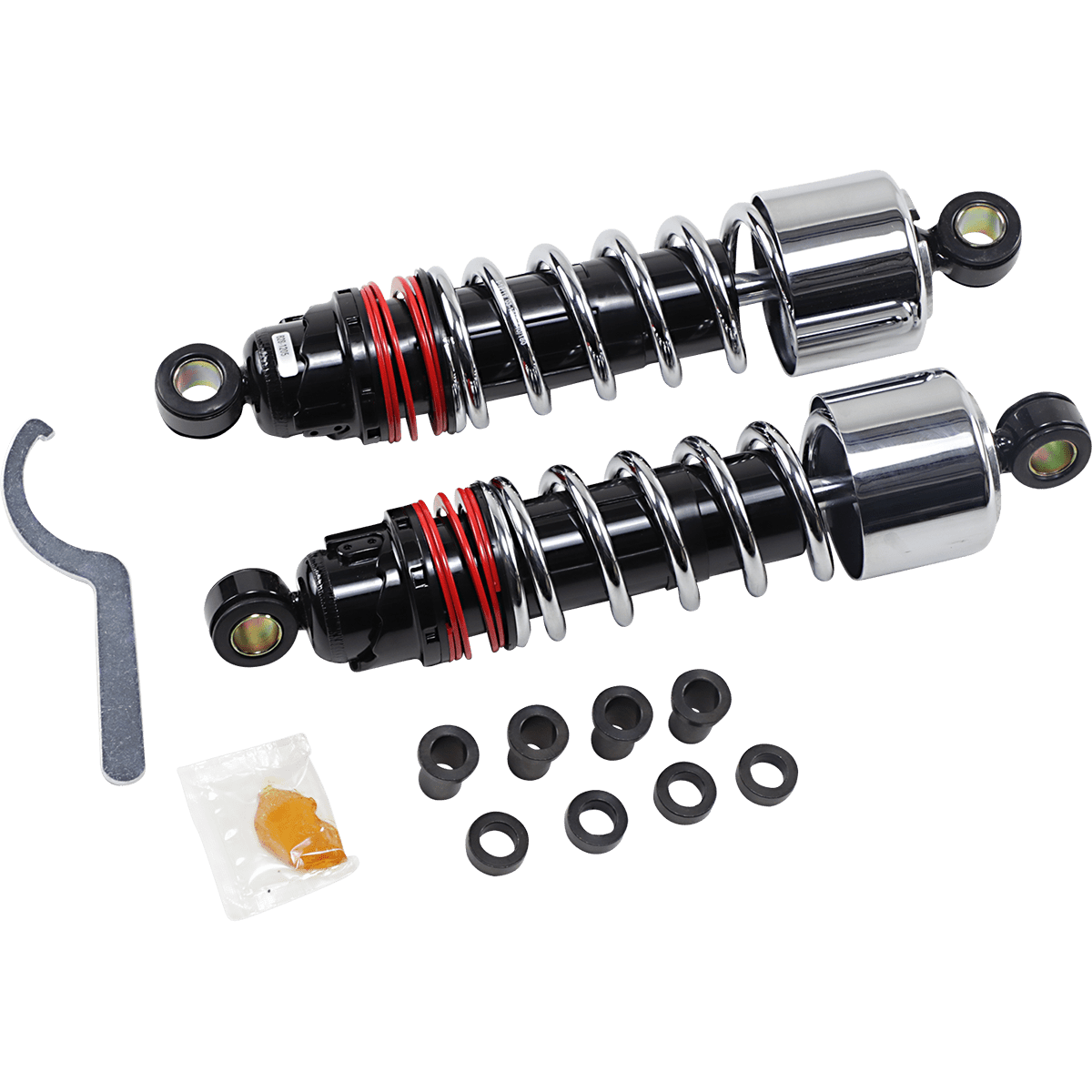 BURLY BRAND Slammer Plus Shocks Chrome XL B281205