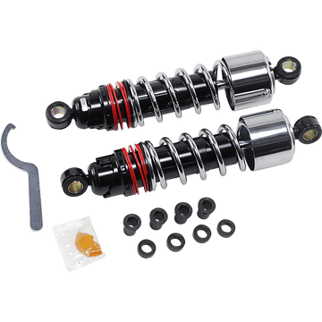 BURLY BRAND Slammer Plus Shocks Chrome XL B281205