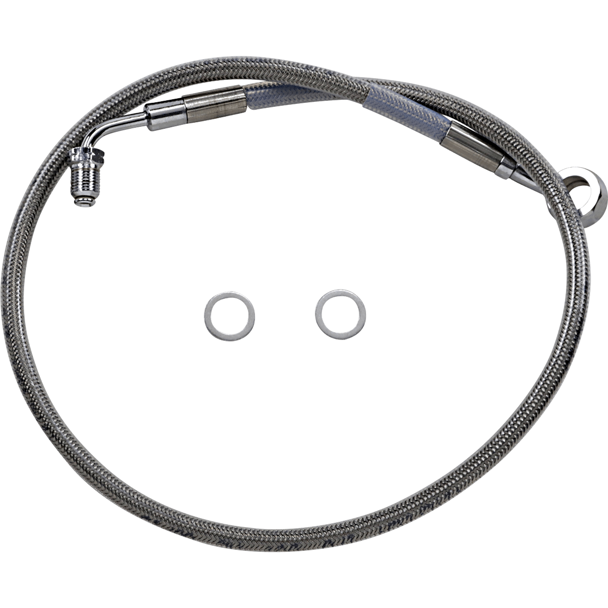 DRAG SPECIALTIES Brake Line +6" Stainless Steel '18-'22 Softail