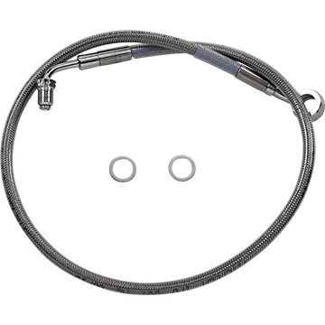 DRAG SPECIALTIES Brake Line +6" Stainless Steel '18-'22 Softail