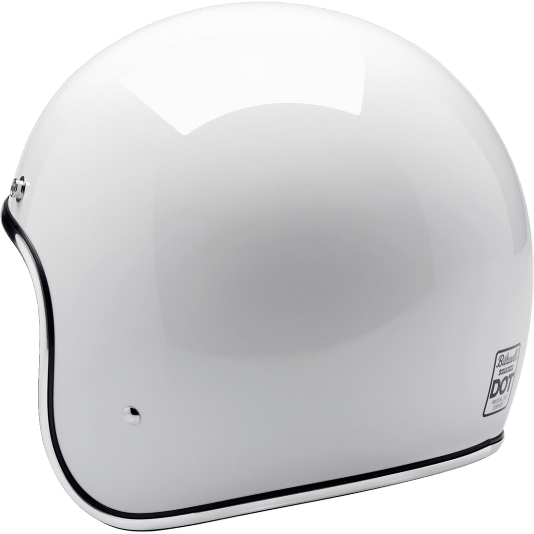 BILTWELL Bonanza Helmet Gloss White Medium 1001164203