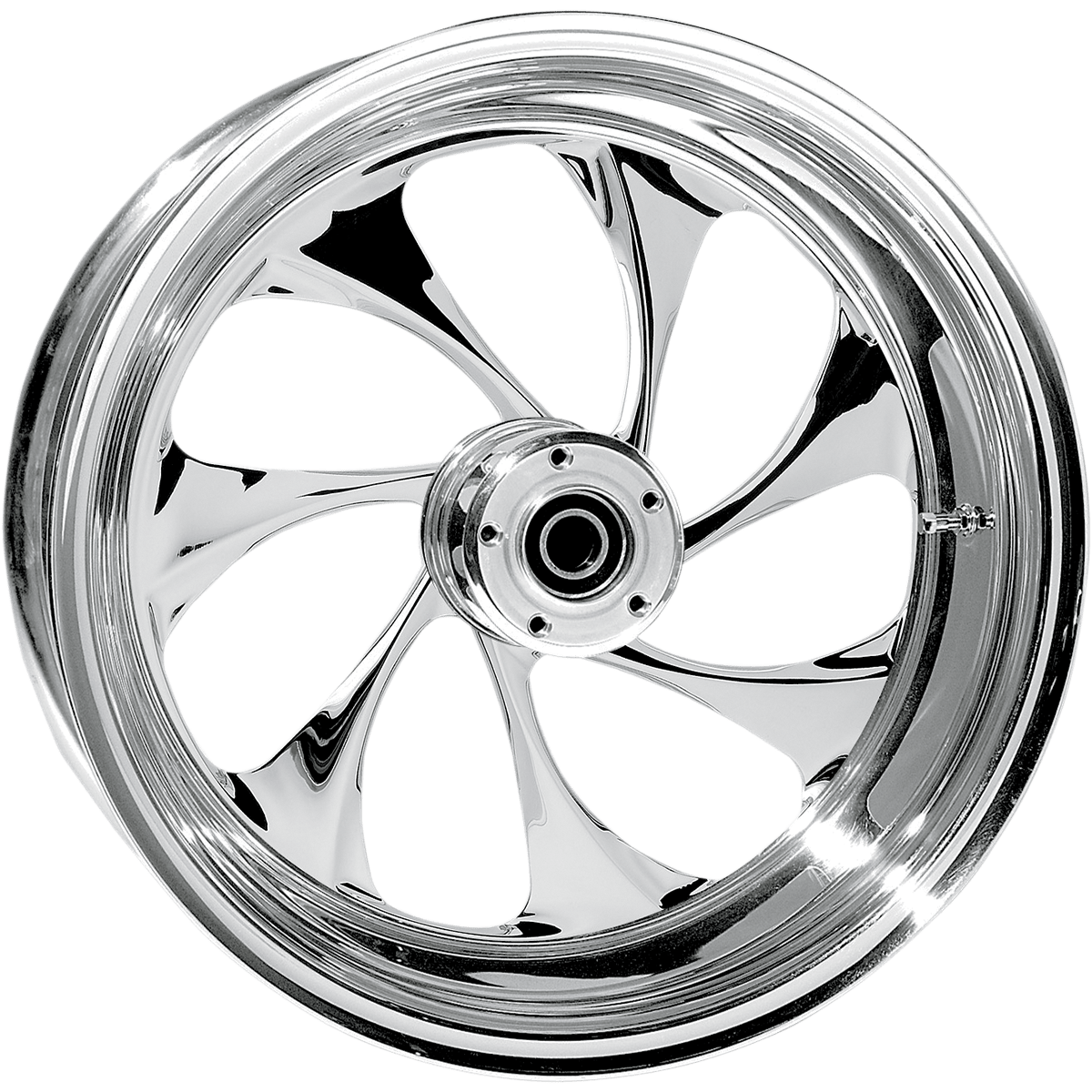 RC COMPONENTS Wheel Drifter Rear Single Disc/without ABS Chrome 16x3.5 '02-'07 FLT 163509974101C