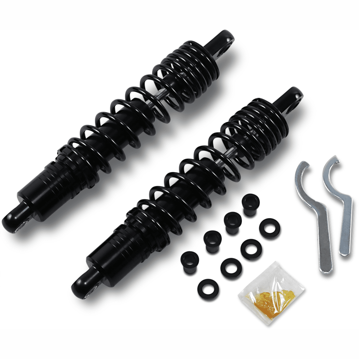 DRAG SPECIALTIES SHOCKS Premium Ride-Height Adjustable Shocks Black Standard 13.5"