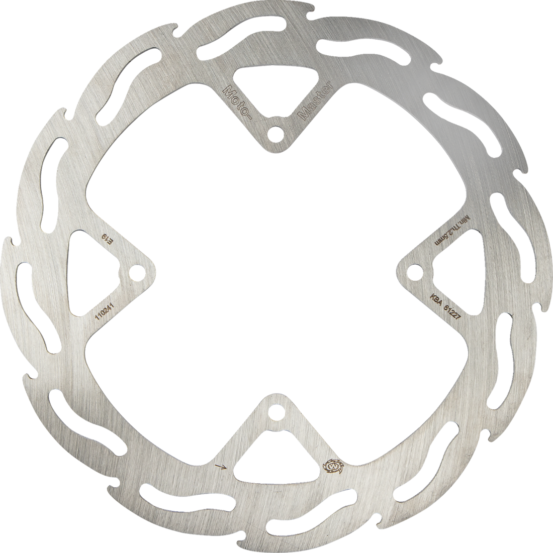 MOTO-MASTER Brake Rotor Front Flame