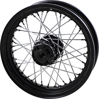 DRAG SPECIALTIES Wheel Laced 40 Spoke Rear Black 16x3