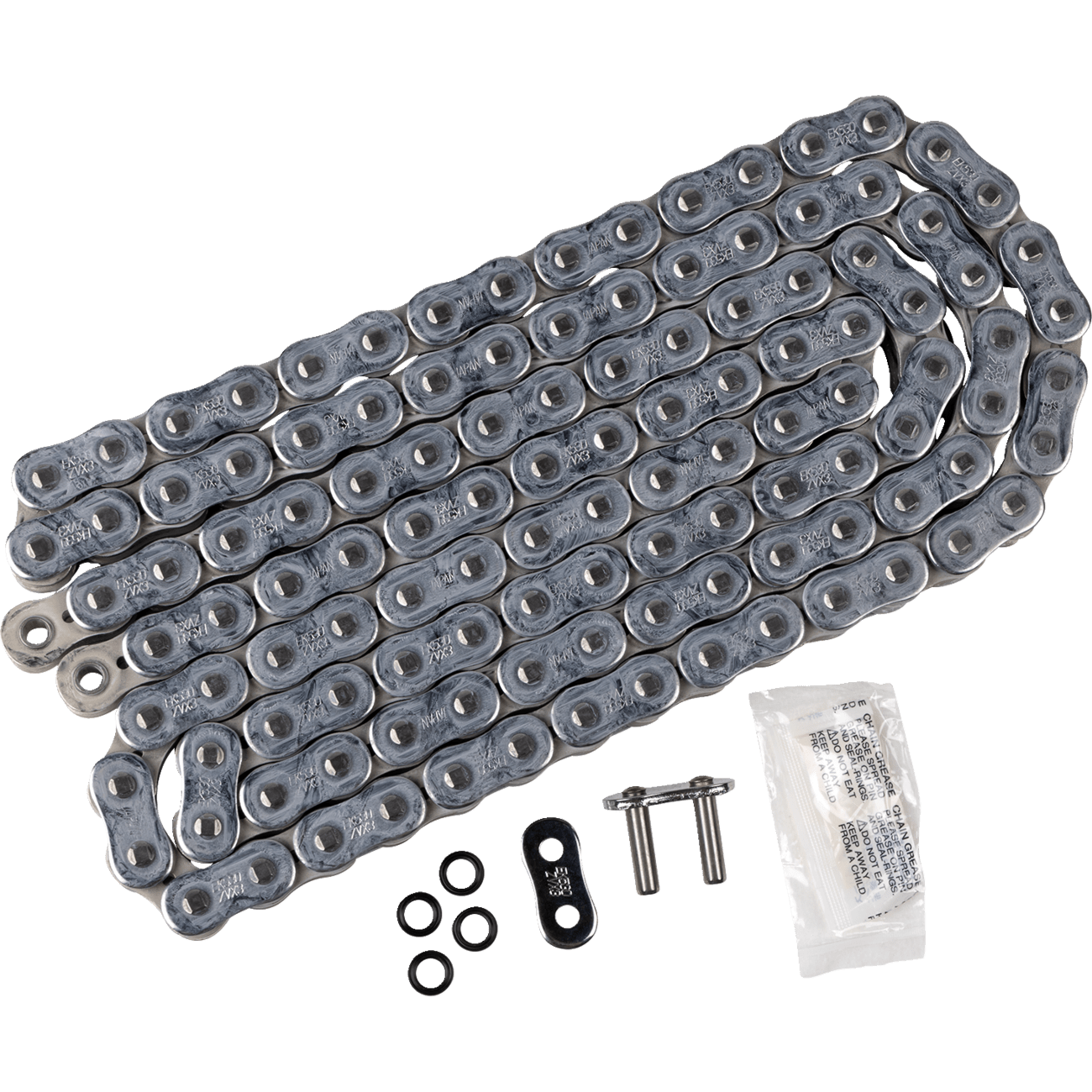 EK 530 ZVX3 Sportbike Chain 120 Links Chrome 530ZVX3120C