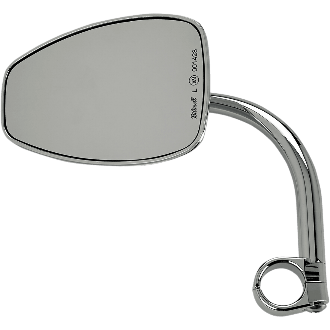 BILTWELL Mirror w/mount Tear Drop Chrome 6504501531