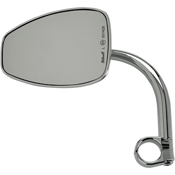 BILTWELL Mirror w/mount Tear Drop Chrome 6504501531