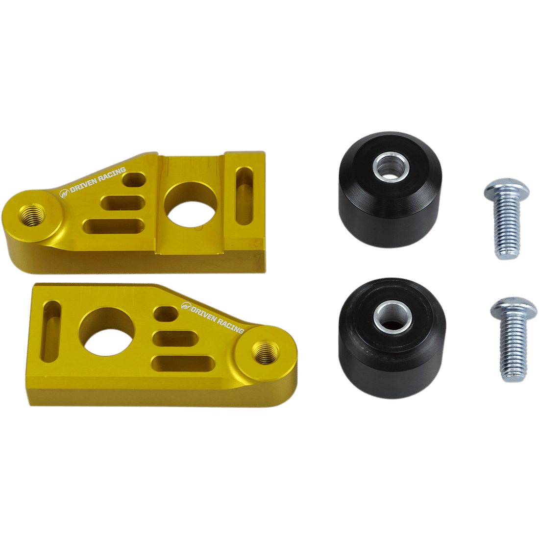 DRIVEN RACING Axle Block Sliders Yamaha FZ-9 Gold DRAX121GD