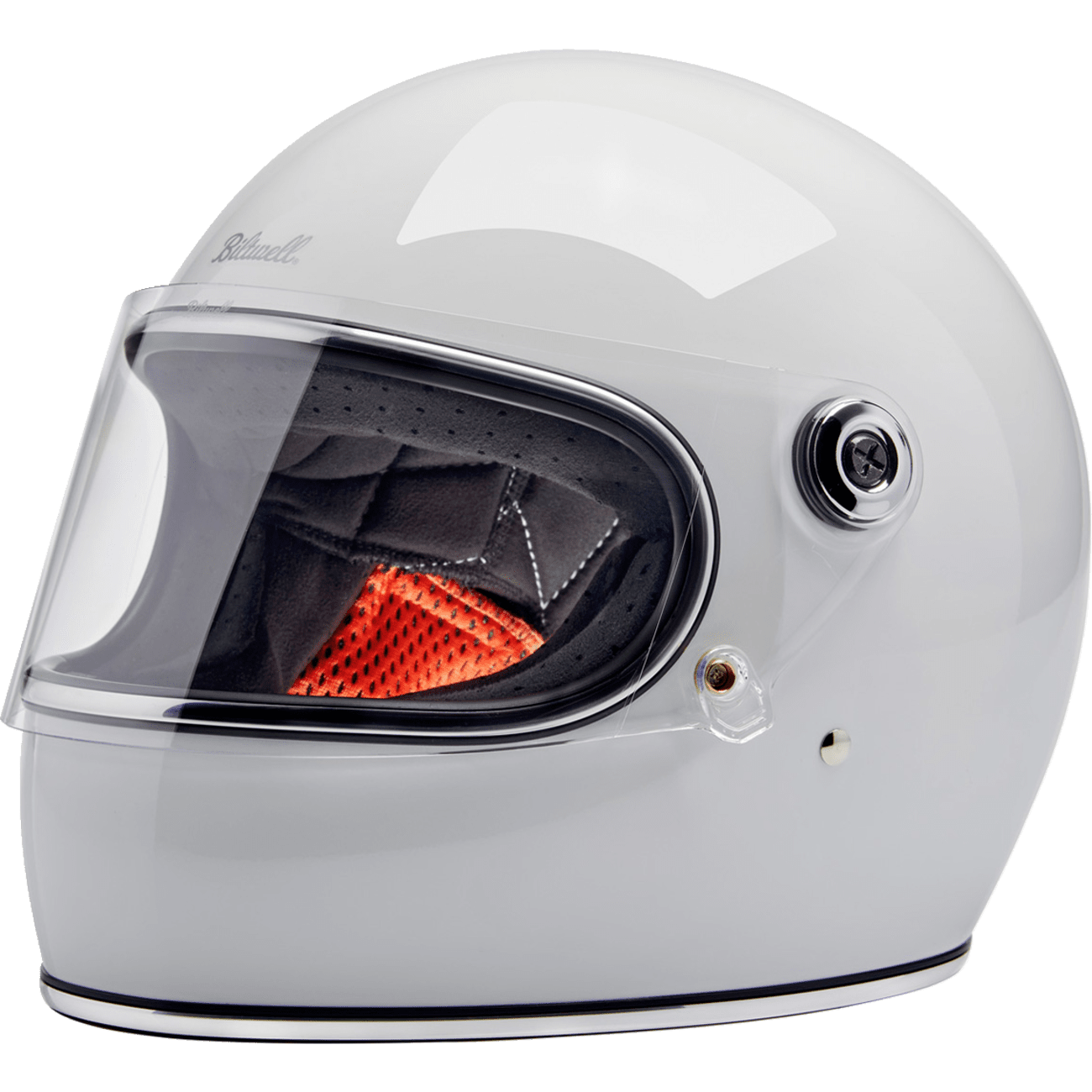 BILTWELL Gringo S Helmet Gloss White Small 1003104502