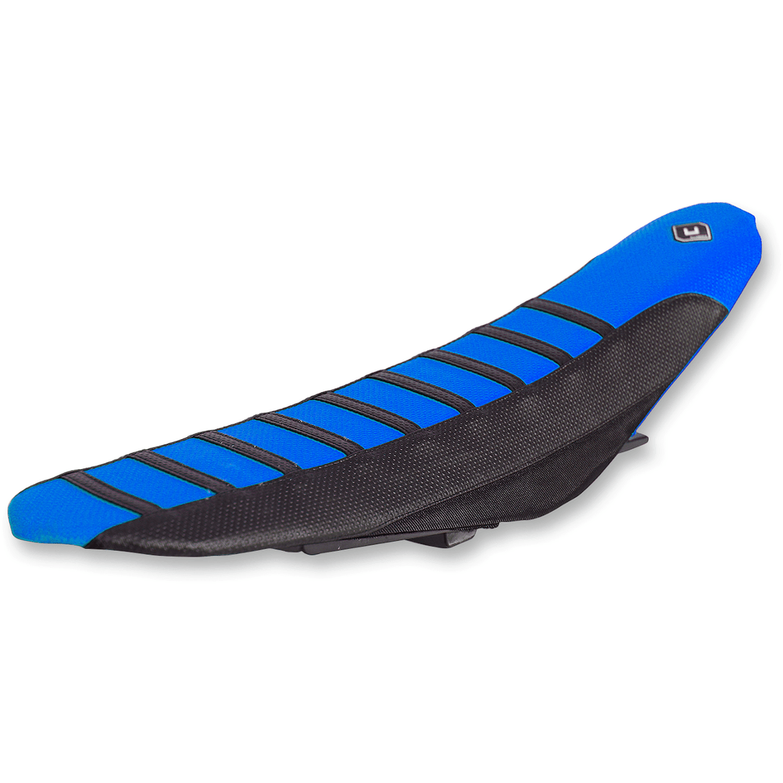 FLU DESIGNS INC. Pro Rib Seat Cover Blue/Black YZ85 '02-'21