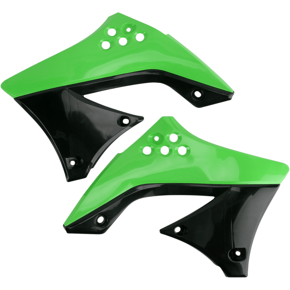 ACERBIS Radiator Shrouds Green/Black