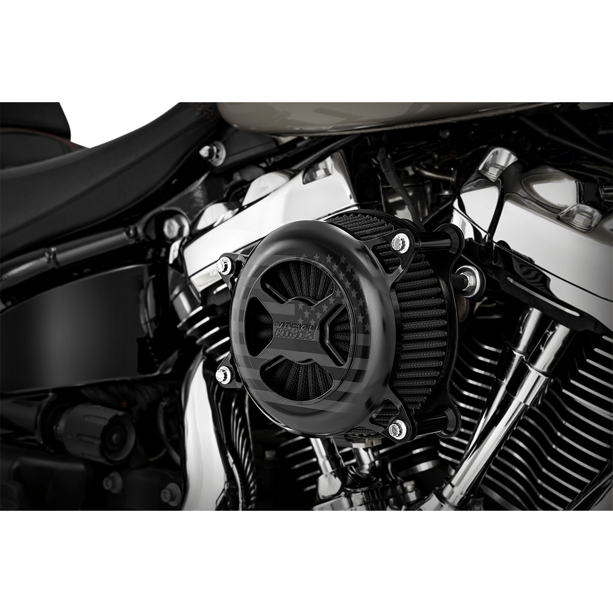 VANCE & HINES VO2 America Air Cleaner Freedom Black 42045FG