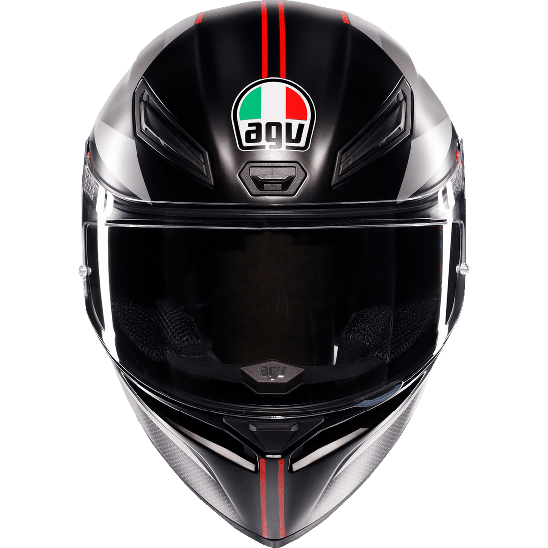 AGV K1 S Helmet Lap Matte Black/Gray/Red 2XL 2118394003034XXL