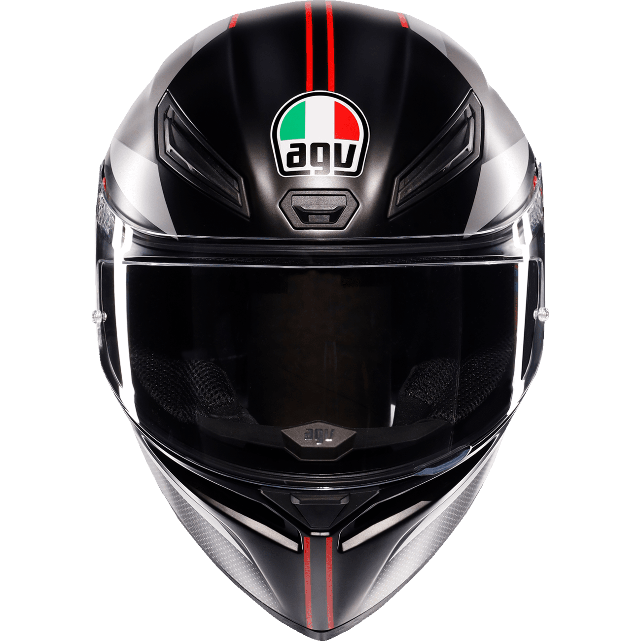 AGV K1 S Helmet Lap Matte Black/Gray/Red 2XL 2118394003034XXL