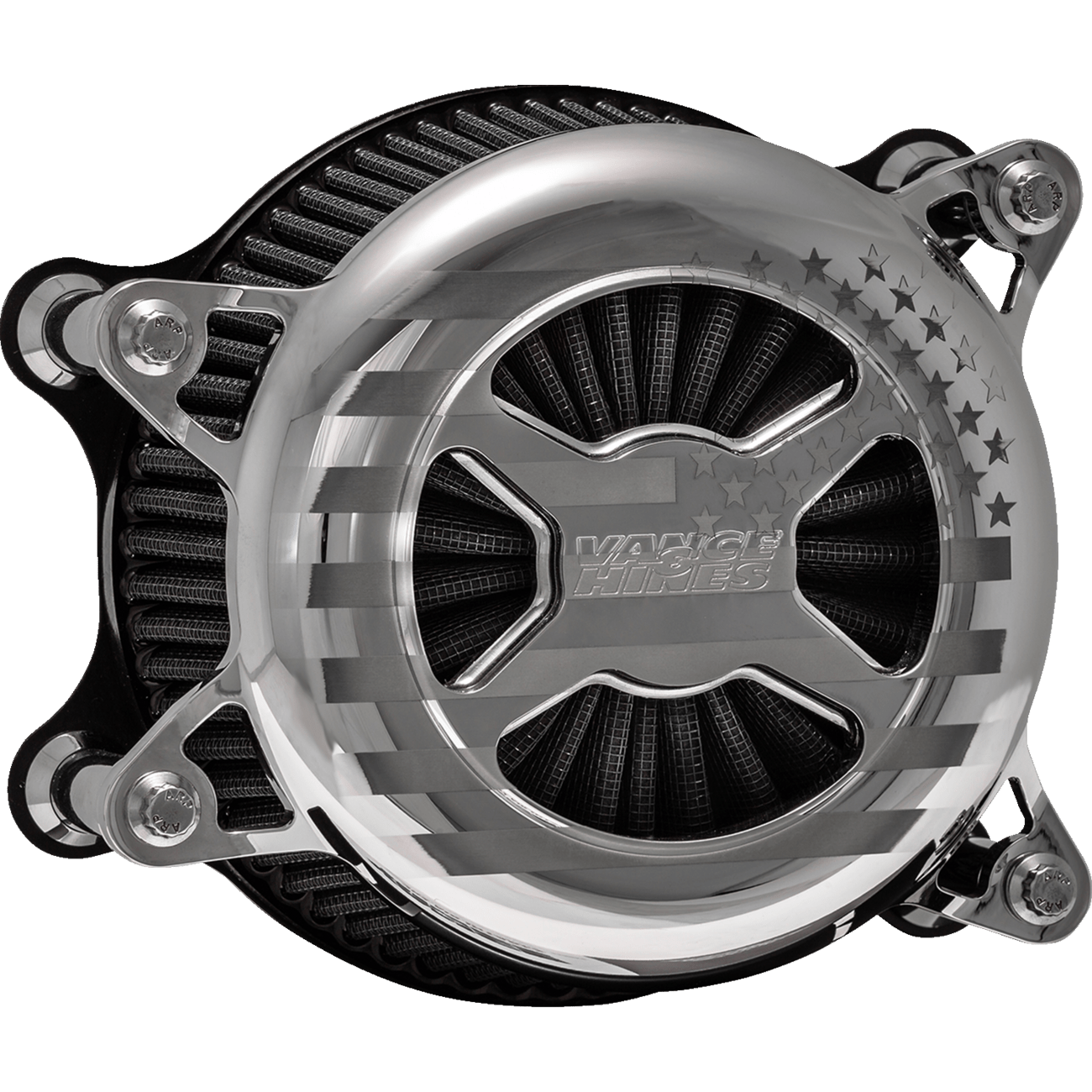 VANCE & HINES VO2 America Air Cleaner Chrome Twin Cam 72343FG