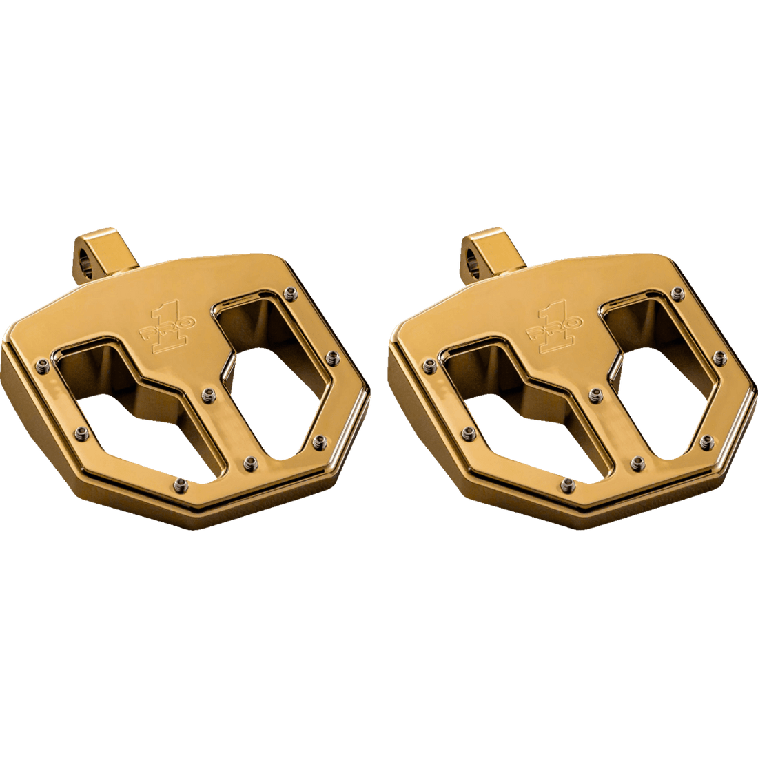 PRO-ONE PERF.MFG. BMX V1 Footpeg Male Gold 500761TIN