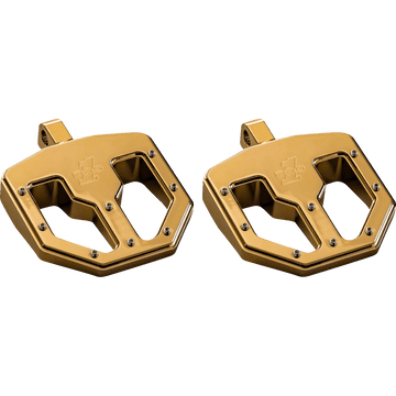 PRO-ONE PERF.MFG. BMX V1 Footpeg Male Gold 500761TIN