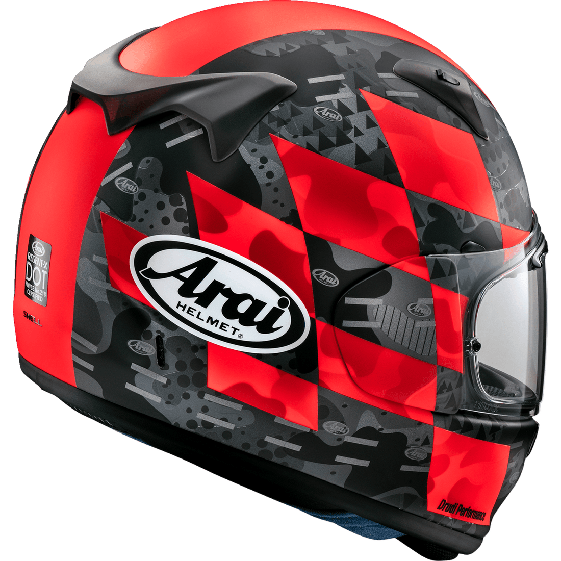 ARAI HELMETS Regent-X Helmet Patch Red Frost 2XL 010115838